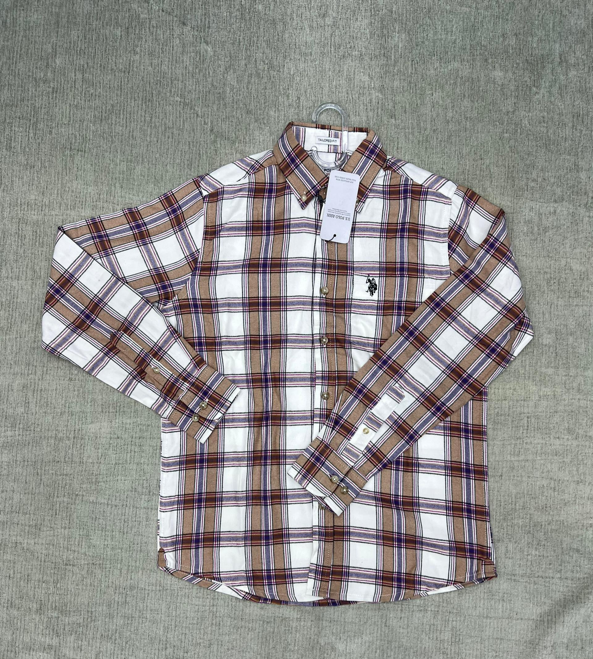 U.S. Polo Assn Chemise Homme Premium à Carreaux – Lin & Coton | Elegance & Confort