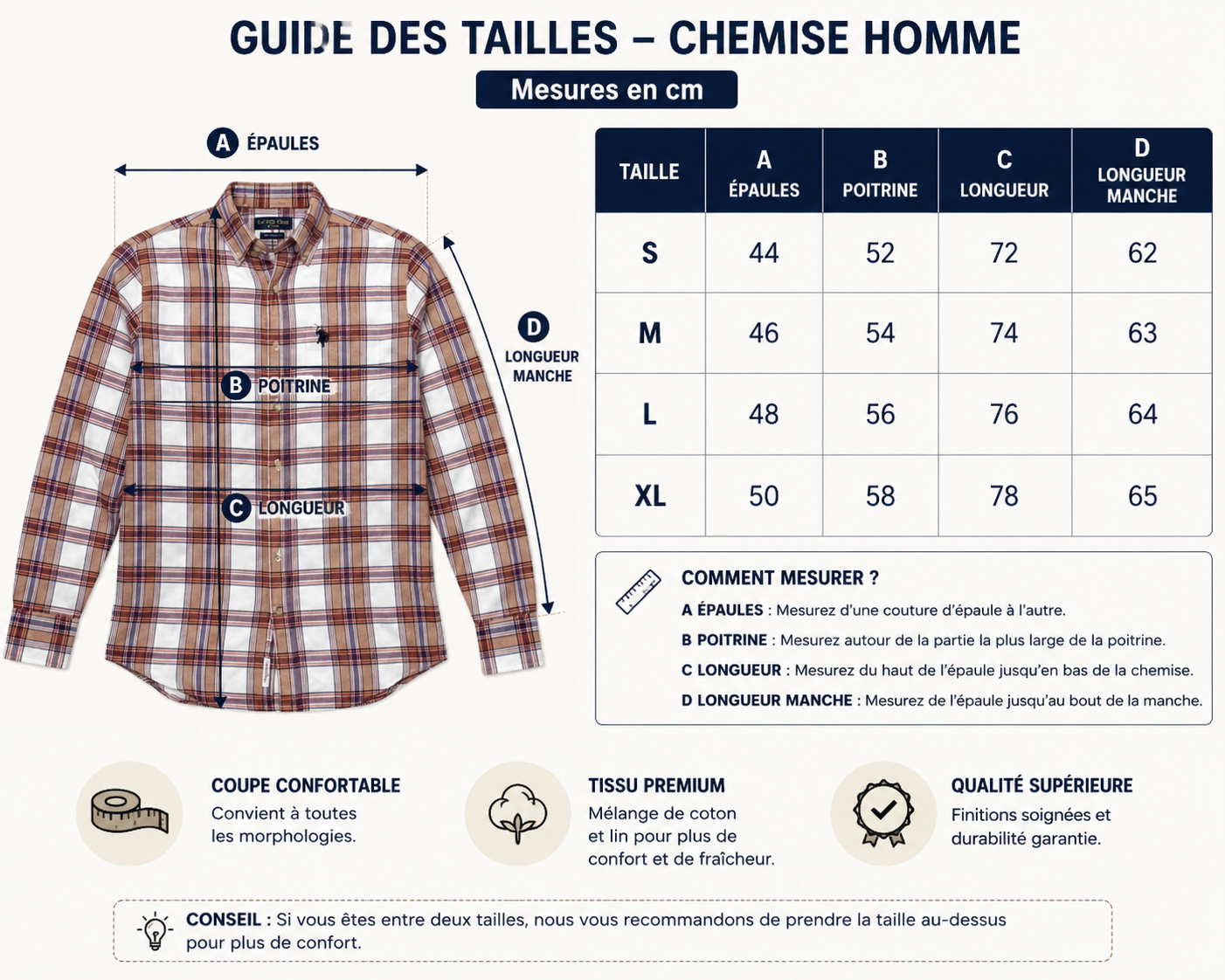 U.S. Polo Assn Chemise Homme Premium à Carreaux – Lin & Coton | Elegance & Confort